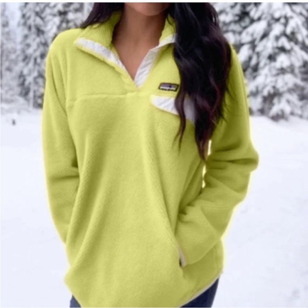 Patagonia Re-Tool Snap-T Fleece Yellow Pullover